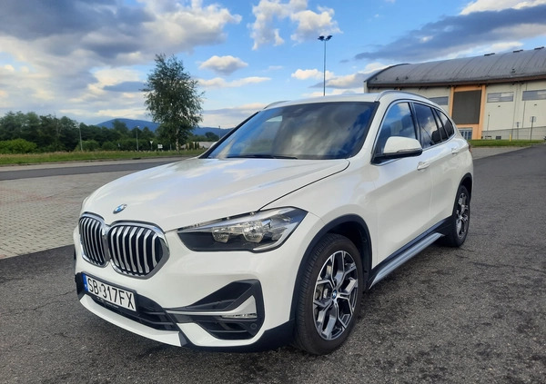 BMW X1 cena 119900 przebieg: 94557, rok produkcji 2020 z Biała małe 466